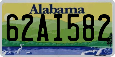 AL license plate 62AI582
