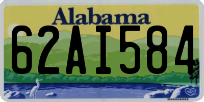 AL license plate 62AI584