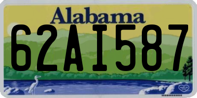 AL license plate 62AI587