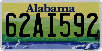 AL license plate 62AI592