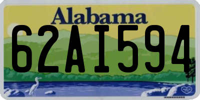AL license plate 62AI594