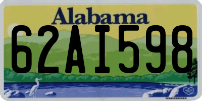 AL license plate 62AI598