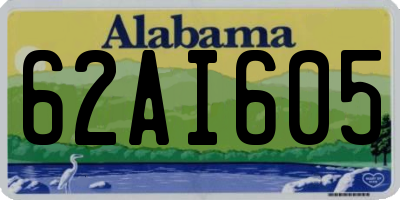 AL license plate 62AI605
