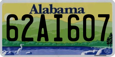 AL license plate 62AI607