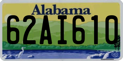 AL license plate 62AI610