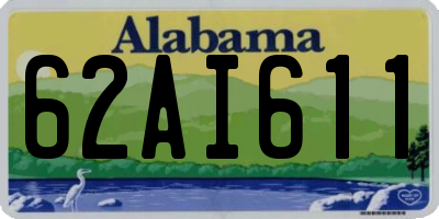 AL license plate 62AI611