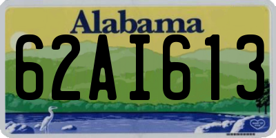 AL license plate 62AI613