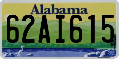 AL license plate 62AI615