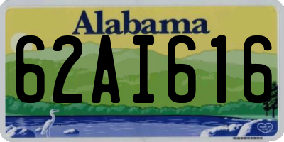 AL license plate 62AI616