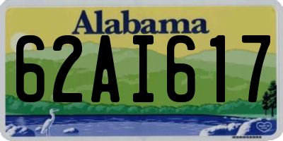 AL license plate 62AI617