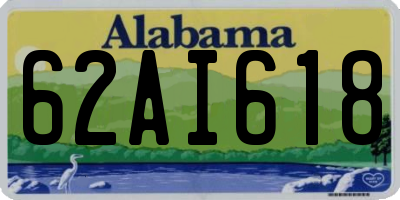 AL license plate 62AI618
