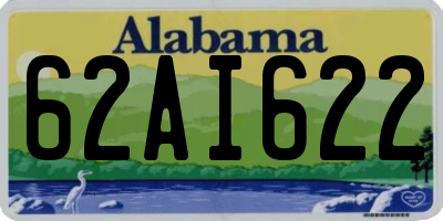 AL license plate 62AI622