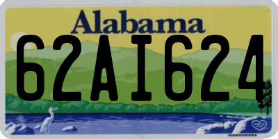 AL license plate 62AI624