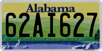 AL license plate 62AI627