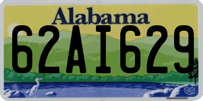 AL license plate 62AI629