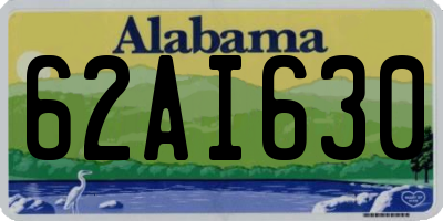 AL license plate 62AI630