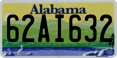 AL license plate 62AI632