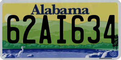AL license plate 62AI634