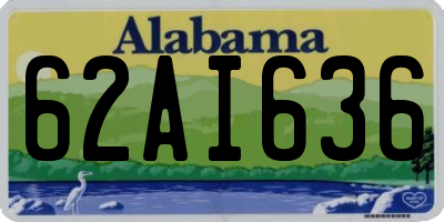 AL license plate 62AI636