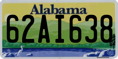 AL license plate 62AI638