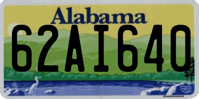 AL license plate 62AI640