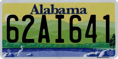 AL license plate 62AI641