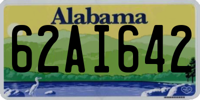 AL license plate 62AI642