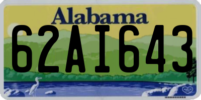 AL license plate 62AI643