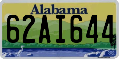 AL license plate 62AI644