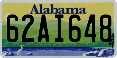 AL license plate 62AI648