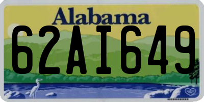 AL license plate 62AI649