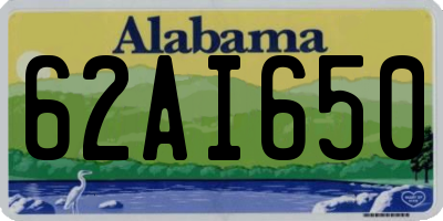 AL license plate 62AI650
