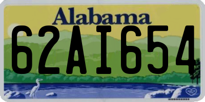 AL license plate 62AI654