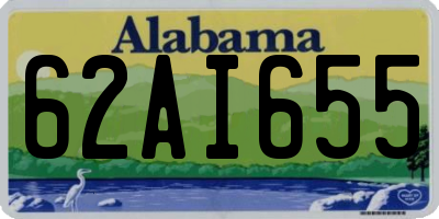 AL license plate 62AI655