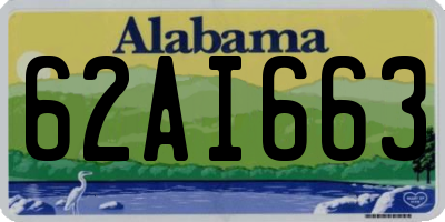 AL license plate 62AI663