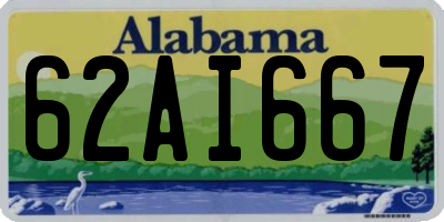 AL license plate 62AI667