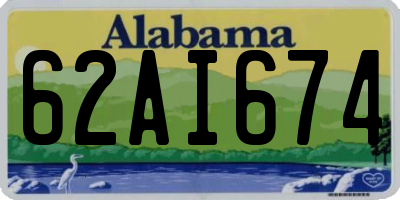 AL license plate 62AI674