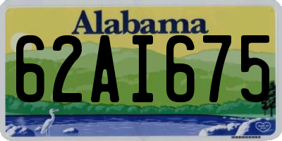 AL license plate 62AI675