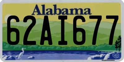AL license plate 62AI677