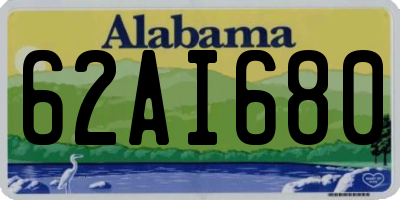 AL license plate 62AI680