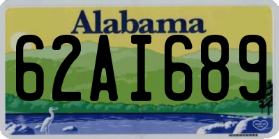AL license plate 62AI689
