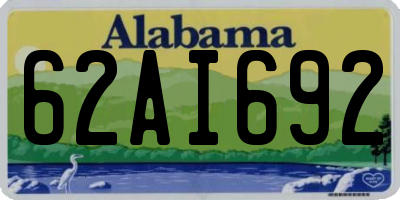 AL license plate 62AI692