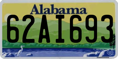 AL license plate 62AI693