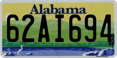 AL license plate 62AI694