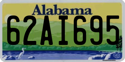 AL license plate 62AI695