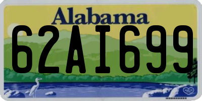AL license plate 62AI699