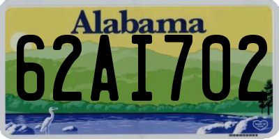 AL license plate 62AI702