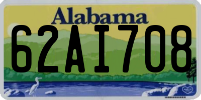 AL license plate 62AI708
