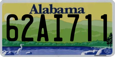 AL license plate 62AI711