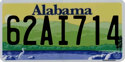 AL license plate 62AI714